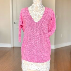 SOLD — Express Pink Marled Sweater - Size XS